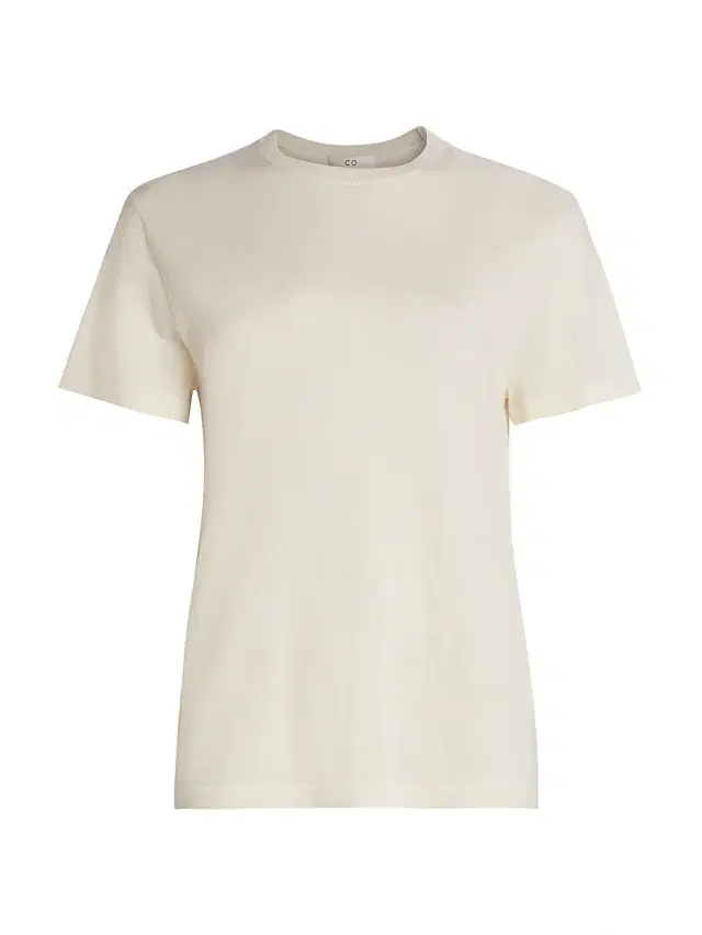 Co Women's Cashmere Crewneck T-Shirt -