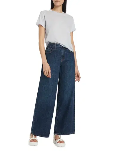 TWP Women's Tiny Dancer Wide-Leg Jeans - Dark Wash - Size 32 | Thumbnail 2 TWP Women's Tiny Dancer Wide-Leg Jeans - Dark Wash - Size 32 | Thumbnail 2