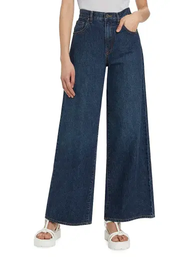 TWP Women's Tiny Dancer Wide-Leg Jeans - Dark Wash - Size 32 | Thumbnail 3 TWP Women's Tiny Dancer Wide-Leg Jeans - Dark Wash - Size 32 | Thumbnail 3