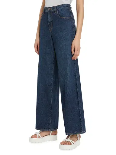TWP Women's Tiny Dancer Wide-Leg Jeans - Dark Wash - Size 32 | Thumbnail 4 TWP Women's Tiny Dancer Wide-Leg Jeans - Dark Wash - Size 32 | Thumbnail 4