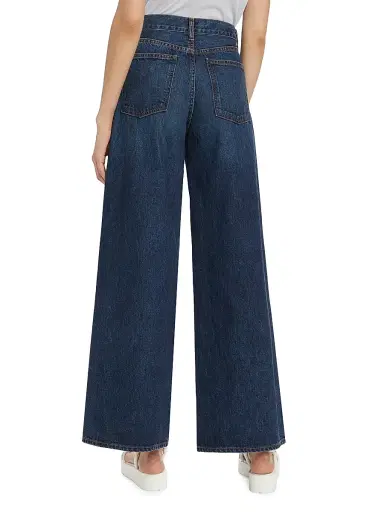 TWP Women's Tiny Dancer Wide-Leg Jeans - Dark Wash - Size 32 | Thumbnail 5 TWP Women's Tiny Dancer Wide-Leg Jeans - Dark Wash - Size 32 | Thumbnail 5