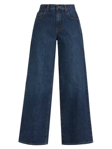TWP Women's Tiny Dancer Wide-Leg Jeans - Dark Wash - Size 32 | Thumbnail 1 TWP Women's Tiny Dancer Wide-Leg Jeans - Dark Wash - Size 32 | Thumbnail 1