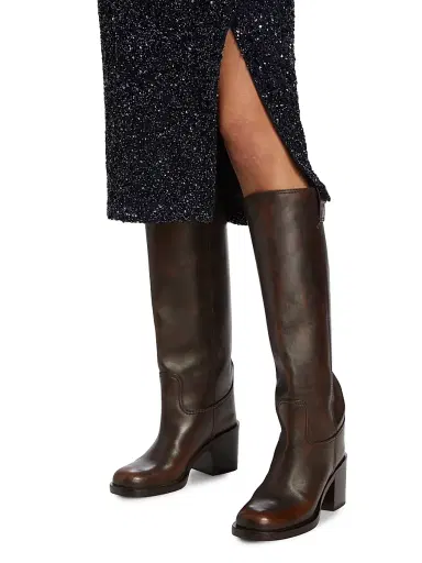 TWP Women's Paltrow Sequined Pencil Midi-Skirt | Thumbnail 6
