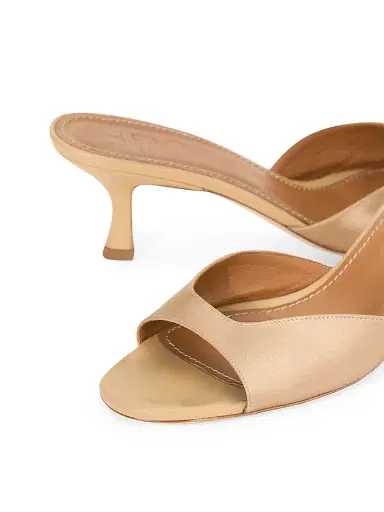 Staud Women's Brigitte 55MM Satin Mules | Thumbnail 5