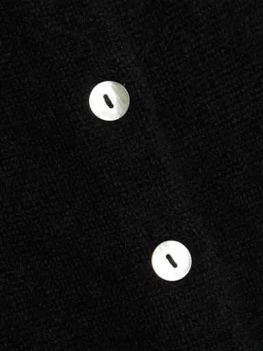 DÔEN Women's Anisa Short-Sleeve Cardigan - Black - Size XS | Thumbnail 7 DÔEN Women's Anisa Short-Sleeve Cardigan - Black - Size XS | Thumbnail 7