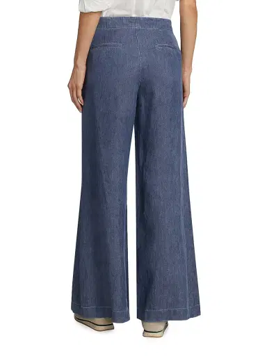 TWP Women's Demie Hemp Wide-Leg Trousers | Thumbnail 5
