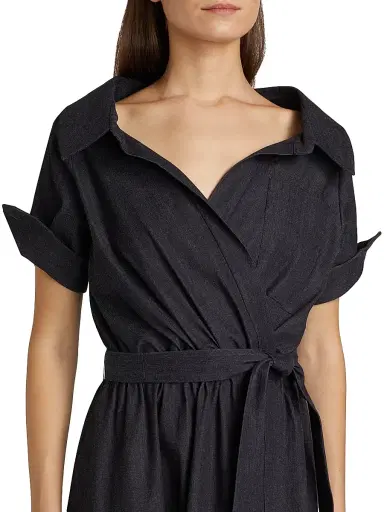 Altuzarra Women's Lydia Poplin Shirtdress - Berry Blue - Size 12 | Thumbnail 6 Altuzarra Women's Lydia Poplin Shirtdress - Berry Blue - Size 12 | Thumbnail 6