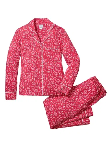 Petite Plume Women's Whimsical Winter Pajama Set - Red - Size XL | Thumbnail 1 Petite Plume Women's Whimsical Winter Pajama Set - Red - Size XL | Thumbnail 1