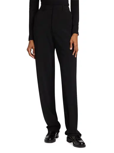 Lapointe Women's Matte Crepe Cargo Trousers | Thumbnail 3 Lapointe Women's Matte Crepe Cargo Trousers | Thumbnail 3