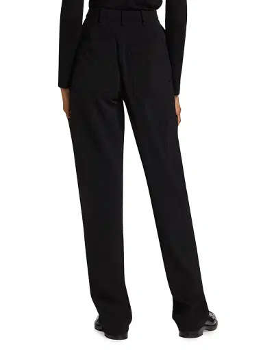 Lapointe Women's Matte Crepe Cargo Trousers | Thumbnail 5 Lapointe Women's Matte Crepe Cargo Trousers | Thumbnail 5