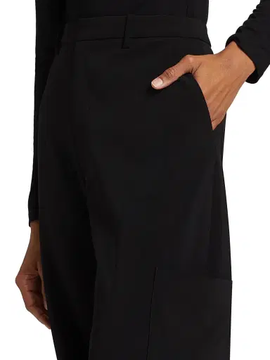 Lapointe Women's Matte Crepe Cargo Trousers | Thumbnail 6 Lapointe Women's Matte Crepe Cargo Trousers | Thumbnail 6