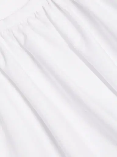 Co Women's Gathered Cotton Poplin Maxi Dress | Thumbnail 7 Co Women's Gathered Cotton Poplin Maxi Dress | Thumbnail 7