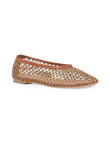 Staud Women's Alba Crocheted Ballet Flats - Tan - Size 6.5 | Thumbnail 2 Staud Women's Alba Crocheted Ballet Flats - Tan - Size 6.5 | Thumbnail 2
