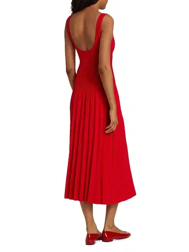 Staud Women's Ellison Rib-Knit Sleeveless Midi-Dress | Thumbnail 5 Staud Women's Ellison Rib-Knit Sleeveless Midi-Dress | Thumbnail 5