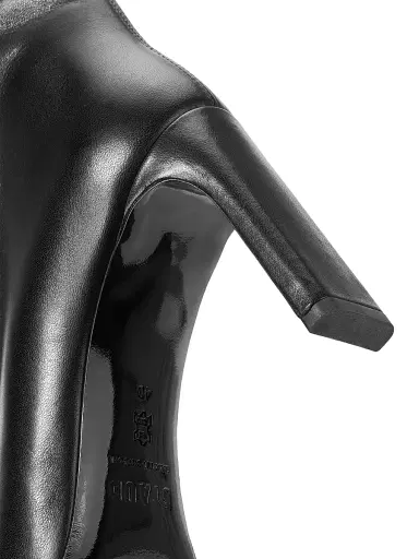 Staud Women's Wally 90MM Leather Boots - Black - Size 12 | Thumbnail 5 Staud Women's Wally 90MM Leather Boots - Black - Size 12 | Thumbnail 5