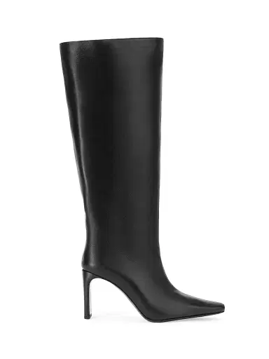 Staud Women's Wally 90MM Leather Boots - Black - Size 12 | Thumbnail 1 Staud Women's Wally 90MM Leather Boots - Black - Size 12 | Thumbnail 1