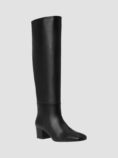 Staud Women's Nancy Leather Tall Boots - Black | Thumbnail 2
