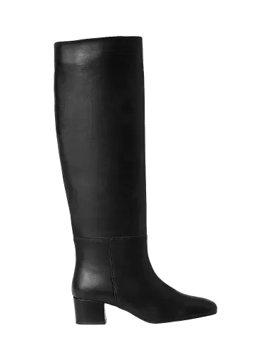 Staud Women's Nancy Leather Tall Boots - Black | Thumbnail 1
