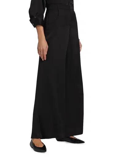 TWP Women's Demie Linen-Blend Straight-Leg Pants | Thumbnail 4