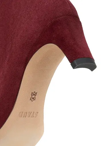 Staud Women's Wally 45MM Suede Ankle Boots - Pinot - Size 11 | Thumbnail 5