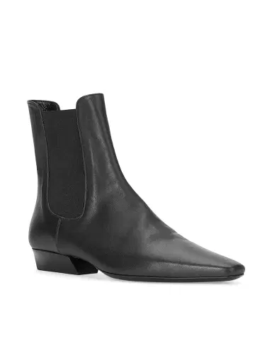 Staud Women's Wally 25MM Leather Chelsea Boots - Black - Size 6 | Thumbnail 2 Staud Women's Wally 25MM Leather Chelsea Boots - Black - Size 6 | Thumbnail 2
