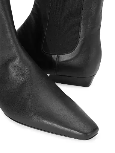 Staud Women's Wally 25MM Leather Chelsea Boots - Black - Size 6 | Thumbnail 4 Staud Women's Wally 25MM Leather Chelsea Boots - Black - Size 6 | Thumbnail 4