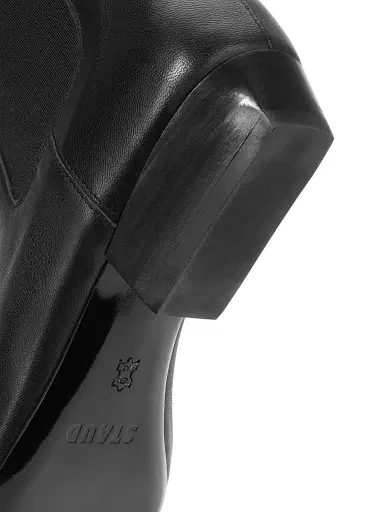 Staud Women's Wally 25MM Leather Chelsea Boots - Black - Size 6 | Thumbnail 5 Staud Women's Wally 25MM Leather Chelsea Boots - Black - Size 6 | Thumbnail 5