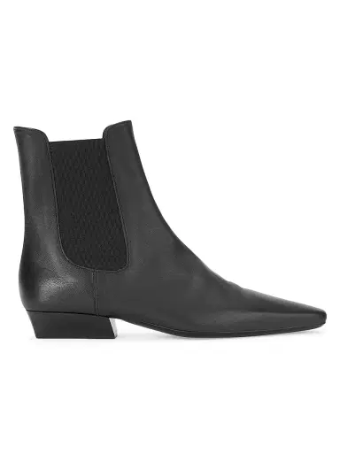 Staud Women's Wally 25MM Leather Chelsea Boots - Black - Size 6 | Thumbnail 1 Staud Women's Wally 25MM Leather Chelsea Boots - Black - Size 6 | Thumbnail 1