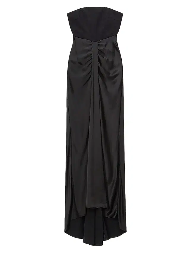Women's Wayfaring Satin Maxi Dress - Black