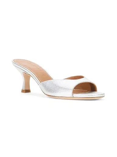 Staud Women's Brigitte 55MM Metallic Leather Mule Sandals | Thumbnail 2 Staud Women's Brigitte 55MM Metallic Leather Mule Sandals | Thumbnail 2