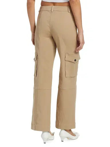 TWP Women's Coop Twill Cargo Pants - Khaki - Size 12 | Thumbnail 5