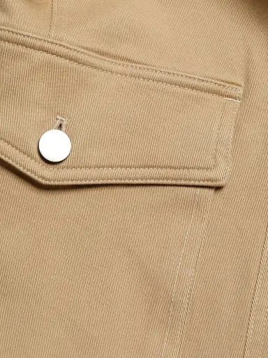 TWP Women's Coop Twill Cargo Pants - Khaki - Size 12 | Thumbnail 7