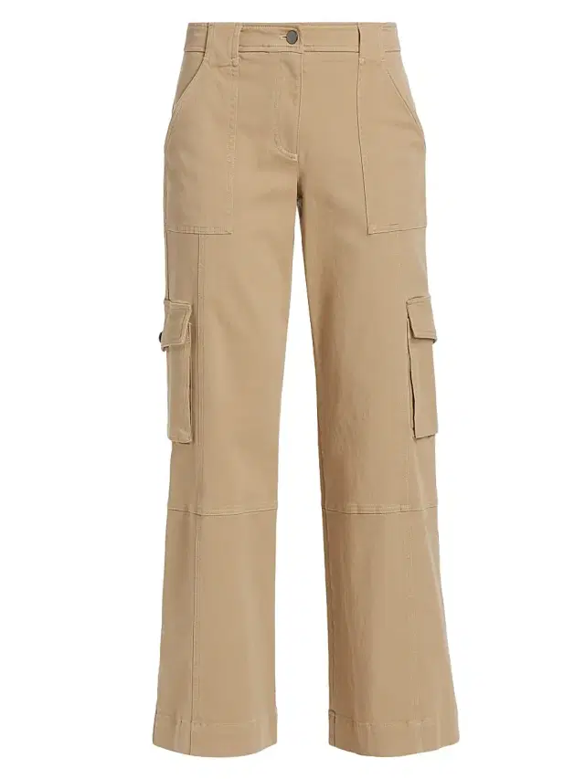 TWP Women's Coop Twill Cargo Pants - Khaki