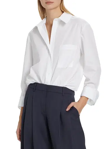 TWP Women's New Morning After Poplin Shirt | Thumbnail 3 TWP Women's New Morning After Poplin Shirt | Thumbnail 3