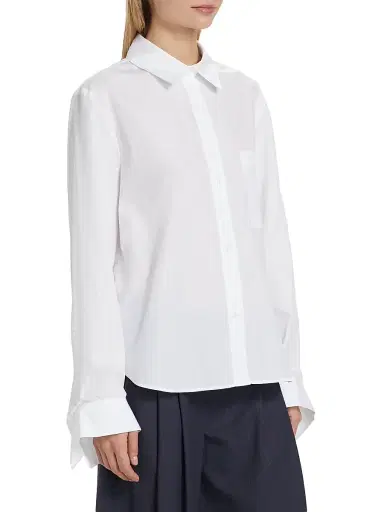TWP Women's New Morning After Poplin Shirt | Thumbnail 4 TWP Women's New Morning After Poplin Shirt | Thumbnail 4