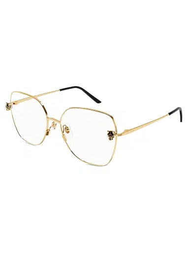 Cartier Women's Panthère Light 24K Gold-Plated Butterfly Glasses | Thumbnail 2