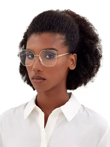 Cartier Women's Panthère Light 24K Gold-Plated Butterfly Glasses | Thumbnail 4