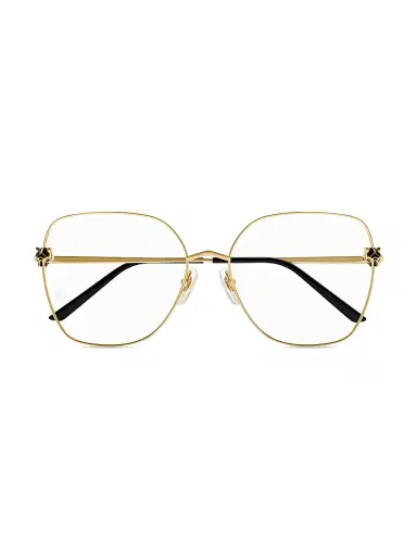 Cartier Women's Panthère Light 24K Gold-Plated Butterfly Glasses | Thumbnail 1