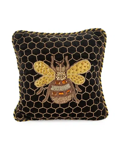 MacKenzie-Childs Queen Bee Pillow | Thumbnail 1