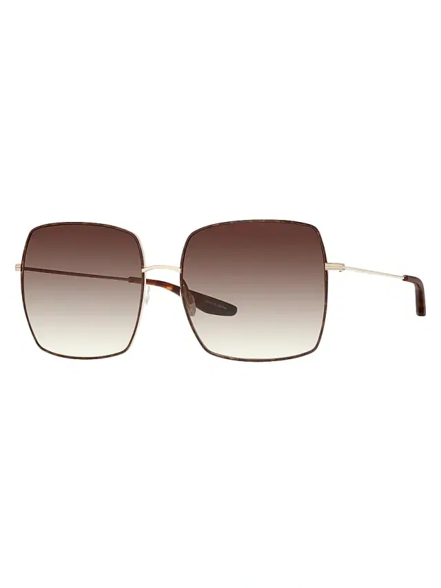 Women's Folasade 60MM Square Sunglasses - Gradient Brown Gold Tortoise