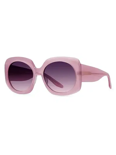 BARTON PERREIRA Women's x Sarah Hoover Delia 57MM Hexagonal Sunglasses | Thumbnail 2 BARTON PERREIRA Women's x Sarah Hoover Delia 57MM Hexagonal Sunglasses | Thumbnail 2