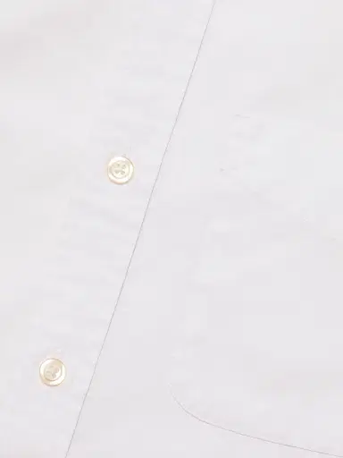 R13 Women's Drop Neck Oxford Shirt - White - Size Large | Thumbnail 7