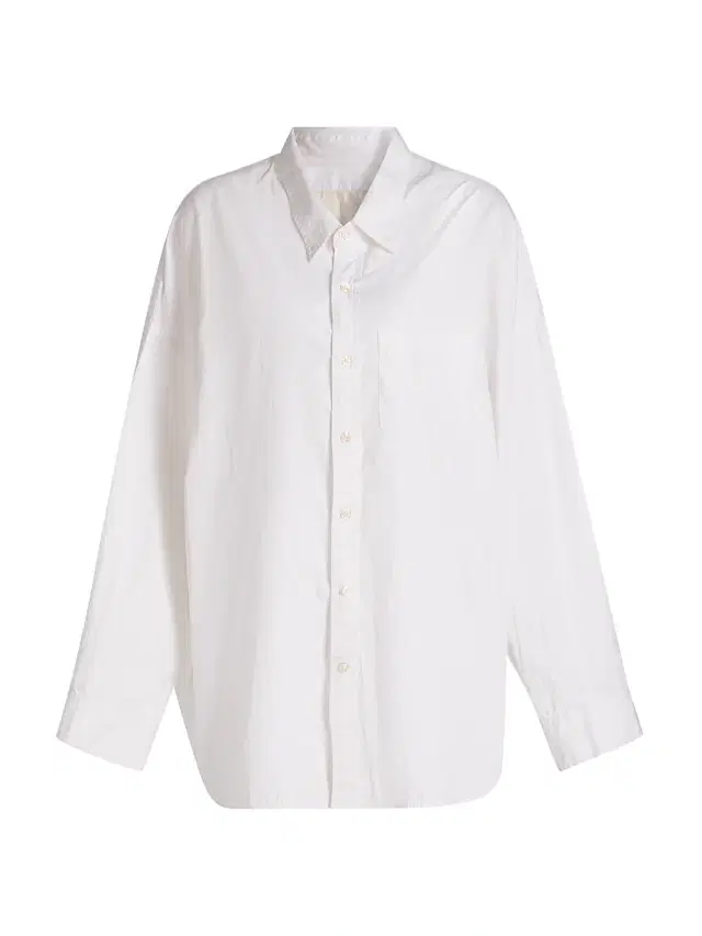 R13 Women's Drop Neck Oxford Shirt - White