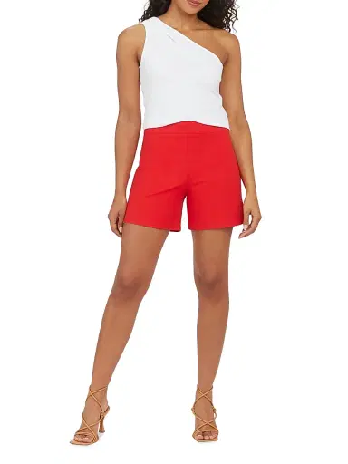 Spanx Women's Polished Stretch-Cotton Shorts | Thumbnail 2 Spanx Women's Polished Stretch-Cotton Shorts | Thumbnail 2
