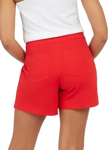Spanx Women's Polished Stretch-Cotton Shorts | Thumbnail 5 Spanx Women's Polished Stretch-Cotton Shorts | Thumbnail 5