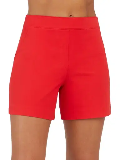 Spanx Women's Polished Stretch-Cotton Shorts | Thumbnail 6 Spanx Women's Polished Stretch-Cotton Shorts | Thumbnail 6