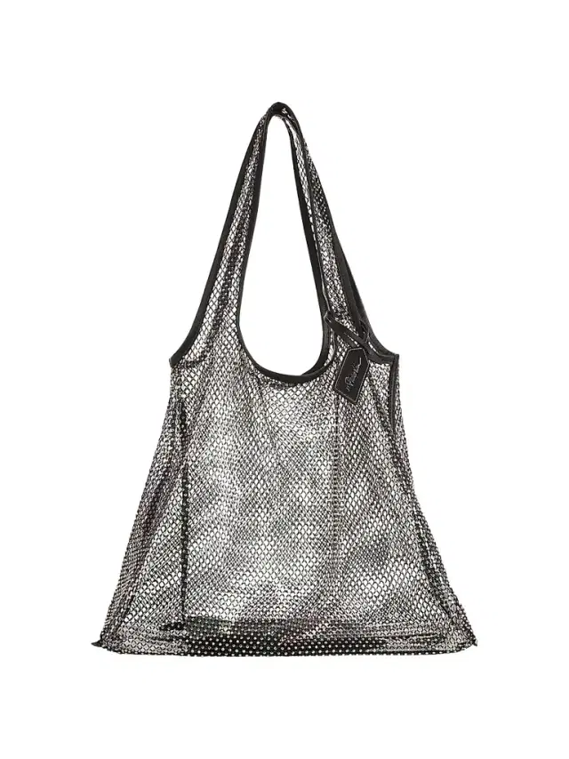 3.1 Phillip Lim Women's Crystal-Embellished Mesh Market Tote - Black