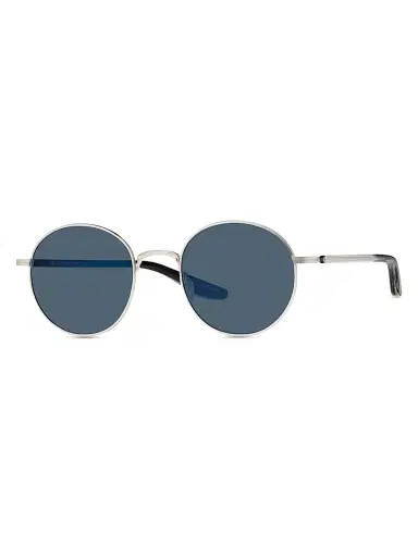 BARTON PERREIRA Men's Caster 50MM Round Sunglasses - Vintage Blue Silver | Thumbnail 1 BARTON PERREIRA Men's Caster 50MM Round Sunglasses - Vintage Blue Silver | Thumbnail 1