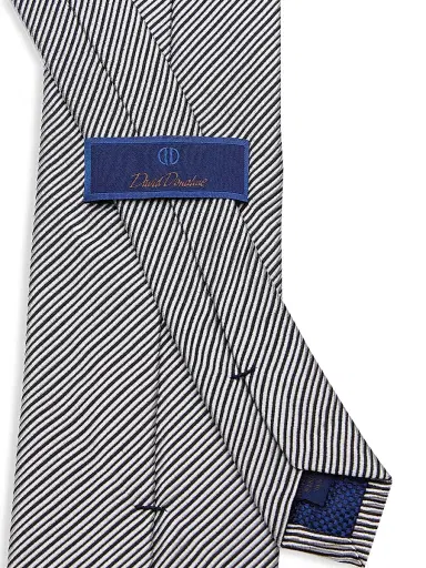 David Donahue Men's Patterned Silk Tie | Thumbnail 2 David Donahue Men's Patterned Silk Tie | Thumbnail 2