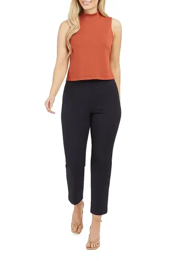 Spanx Women's Polished Slim-Fit Pants - Classic Navy - Size XL | Thumbnail 2